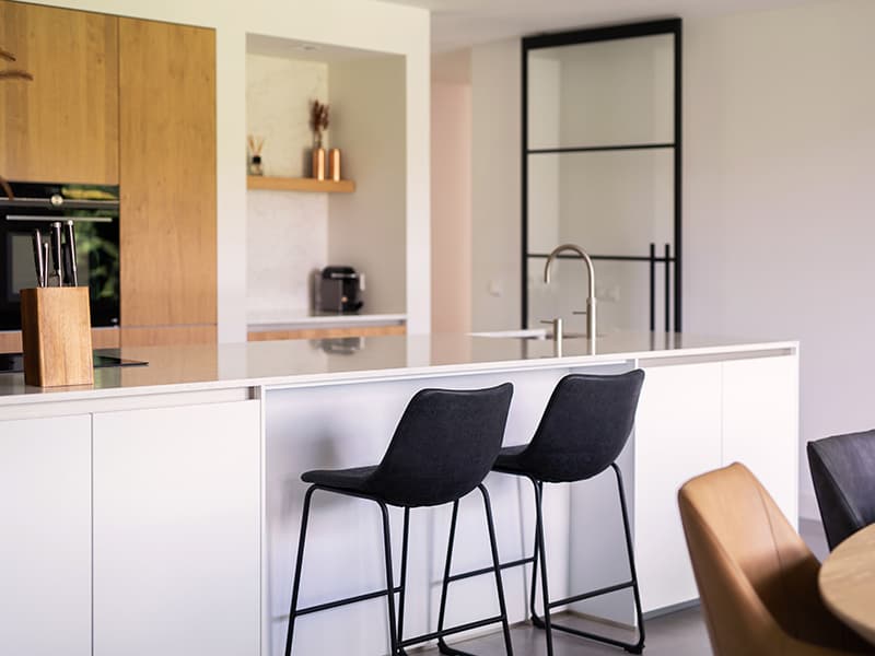Keuken met bar